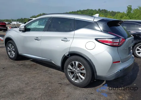 2018 Nissan Murano Sv z USA, uszkodzony, nr VIN 5N1AZ2MG5JN108353